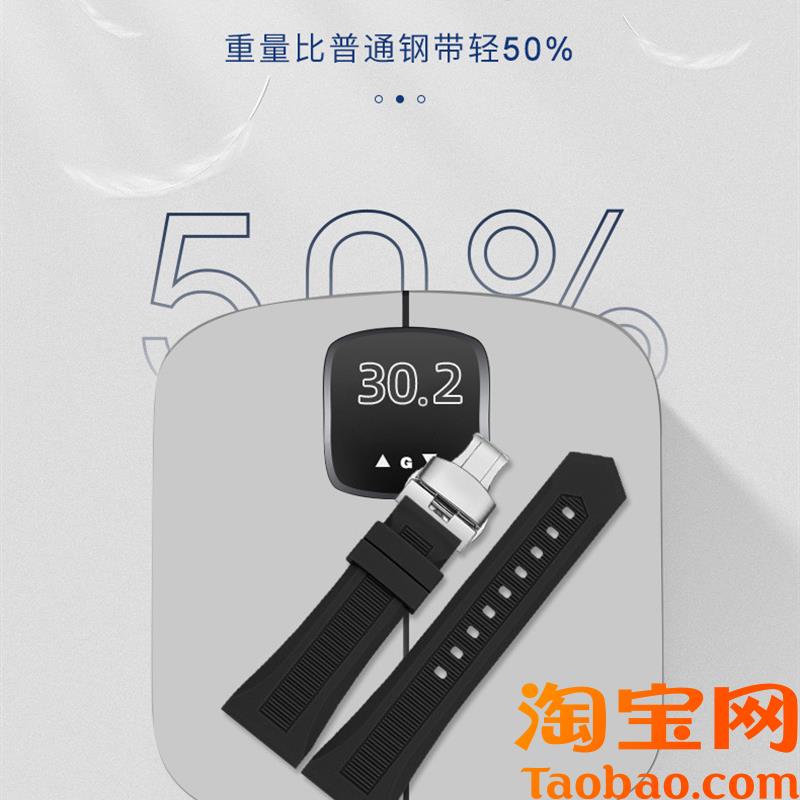 原装适用绿色硅胶手表带女橡胶带劳力士dw阿玛尼卡西欧天梭萧邦飞