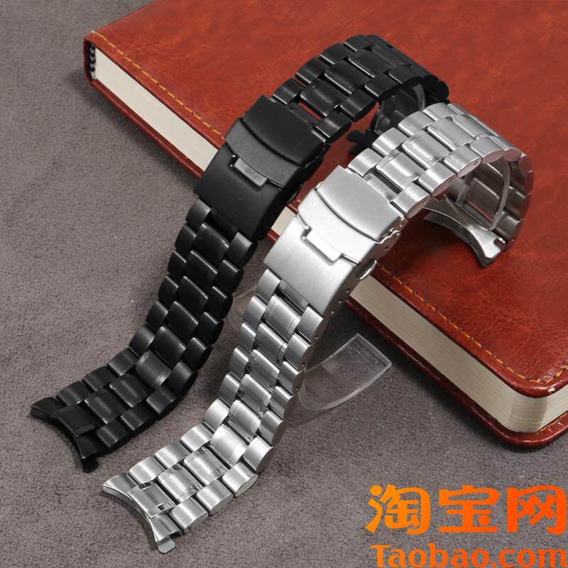 原装适用精钢手表带天王浪琴名匠天梭力洛克卡罗莱钢带不锈钢表链