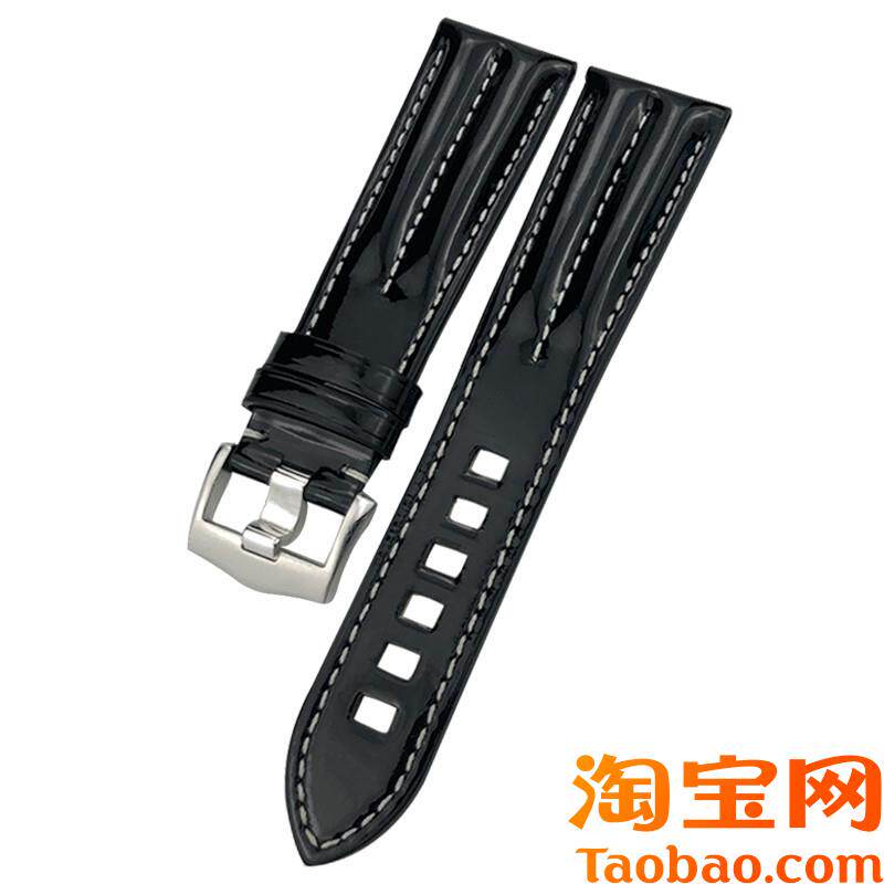 原装适用防水真皮表带欧米茄007海马至臻天文台AT150超霸蝶飞2021
