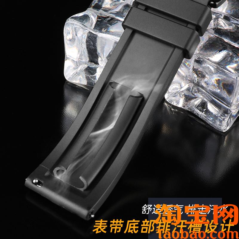 原装适用卡西欧小方块DW5600/5610手表硅橡胶手表带黑金GA110/100