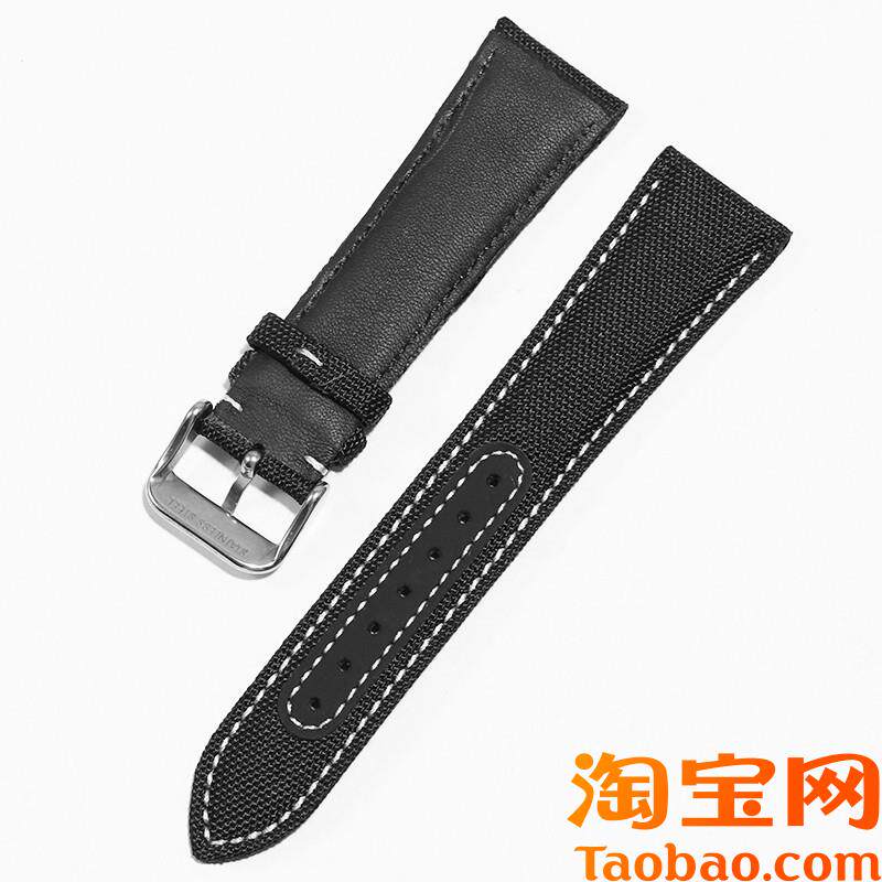 原装适用YOPO尼龙手表带欧米茄海马300超霸AT150金针队长史努比31