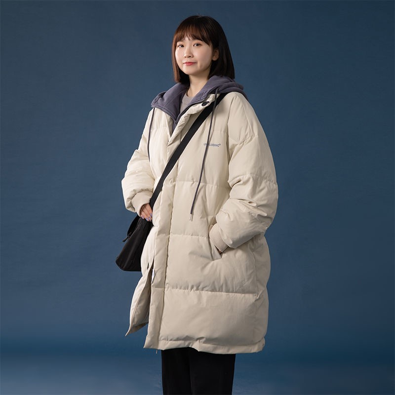 中长款潮清仓特价外套轻薄棉服羽绒服女2021年新款秋