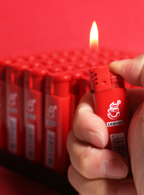 50支整盒一次性打火机定制订做印字广告刻字个性便利店超市明火机