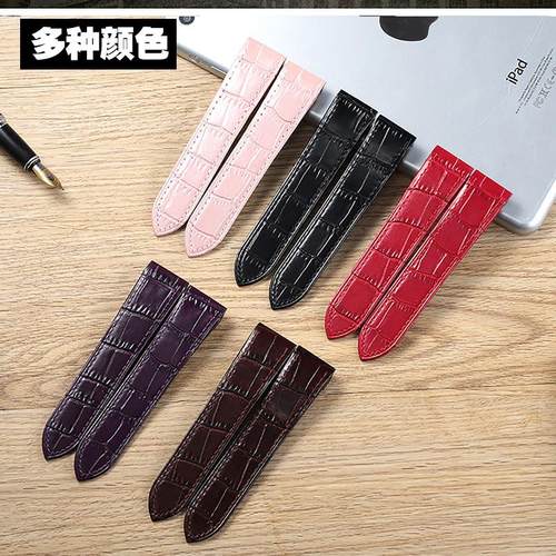 桑托斯女男适配卡地亚山度士100Santos20MM23TMM24皮带表带