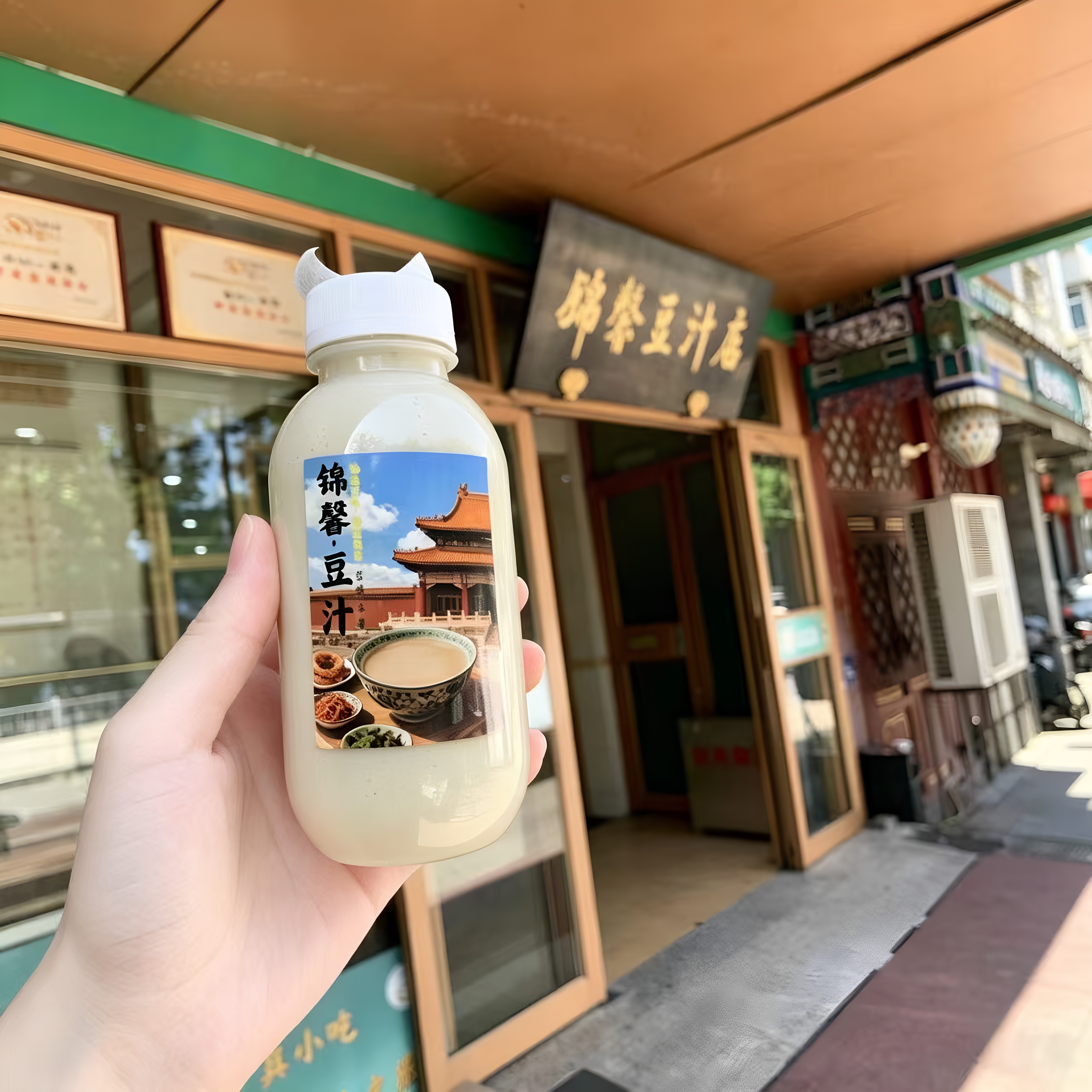 锦馨老北京非遗豆汁清真瓶装