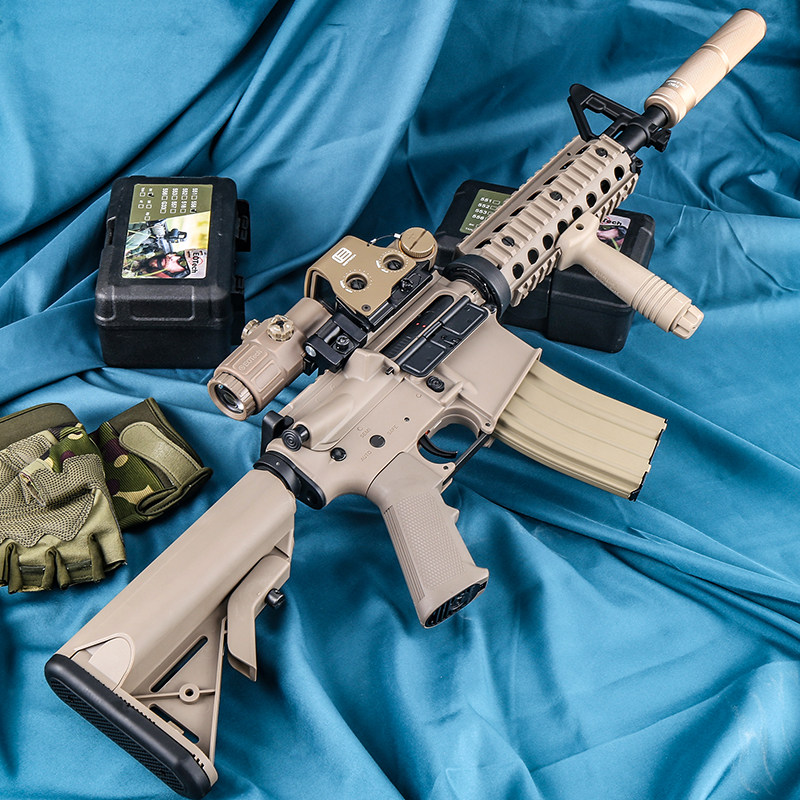 军典司马m4发射器m416电动连发玩具枪成人真人cs男孩模型武器吃鸡