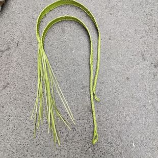 背篓背系婴儿背篓背带背筐背绳布背系浅绿色胶背系长1.6M双肩背