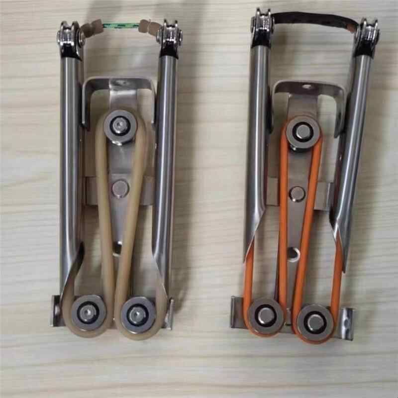 新款五滑轮弹弓便携式弹弓强力弹弓耐用快速回弹高级两用弹弓