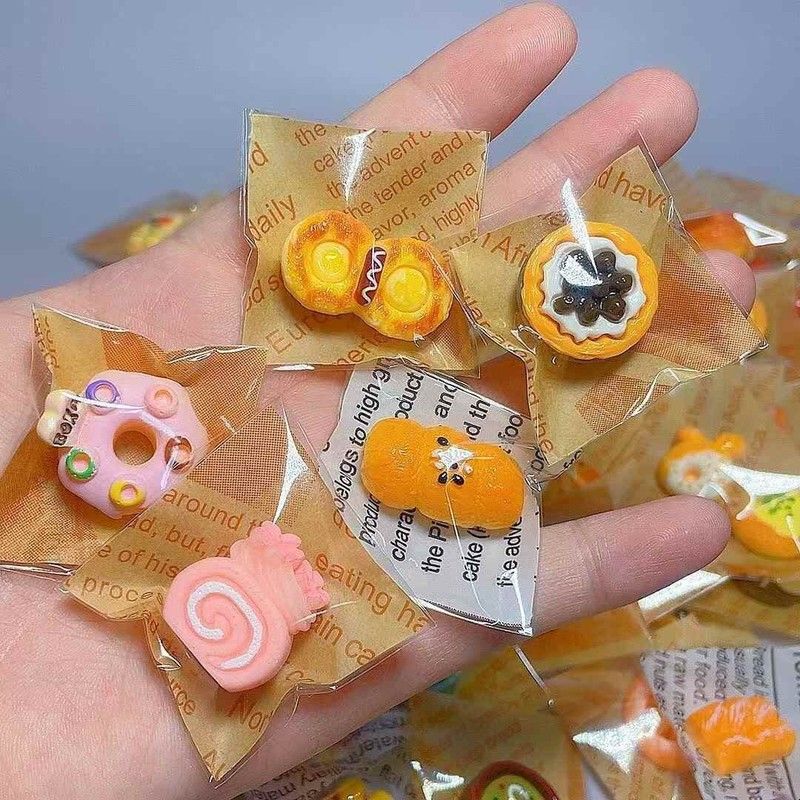 迷你面包蛋糕甜点儿童仿食玩微缩创意模型过家家小食物摆件