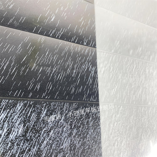 手帐分装胶带雨夹雪江月令半透落水造景古风PET素材账流麻diy贴纸