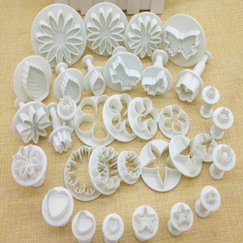 超轻粘土彩泥diy翻糖蛋糕模具套装印花压模切模饼干翻糖工具模具