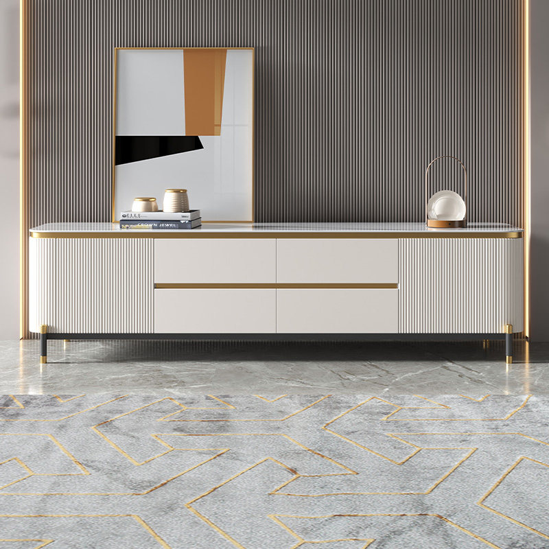 纳美格调现代轻奢风电视柜茶几组合客厅简约意式小户型地柜别墅柜,住宅家具,电视柜,淘宝优惠券,粉丝福利购,淘宝优惠卷