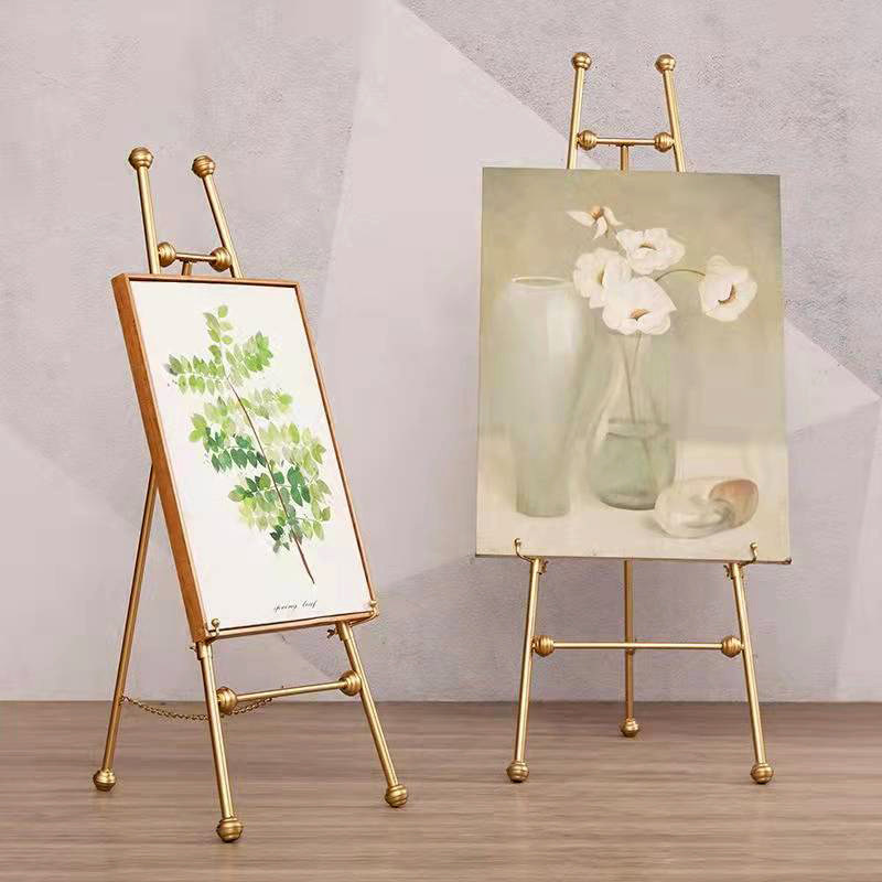 婚庆道具相框画室展架婚礼迎宾照片水牌展示架落地油画架广告托架