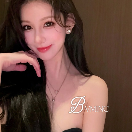 bvminc 花三三同款 白陶瓷 黑陶瓷抽拉式毛衣链 项链
