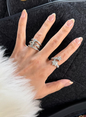 bvminc sasa同款彗星满钻戒指  S925银