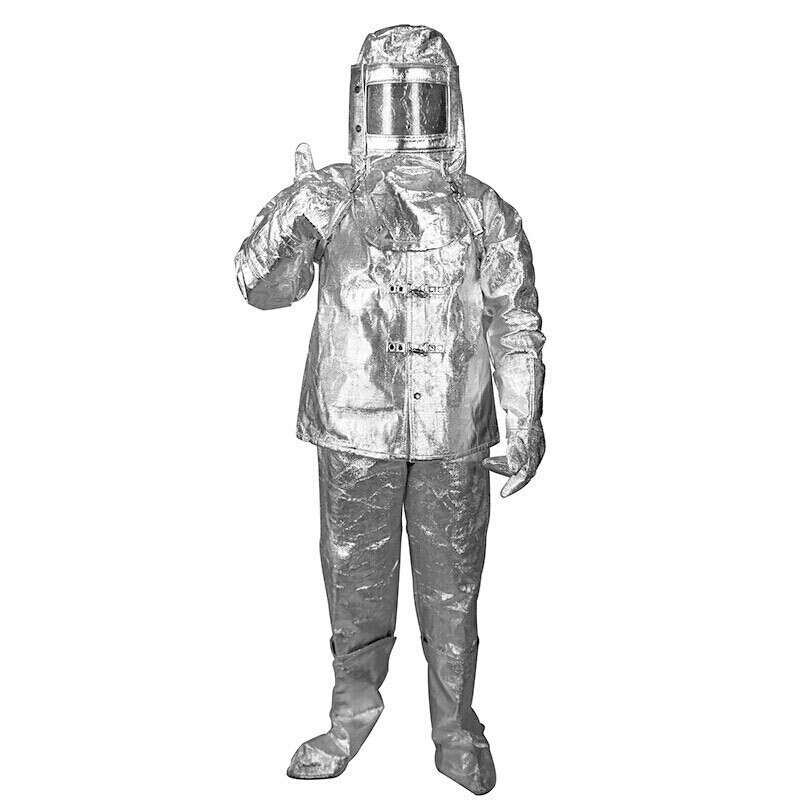 美康消防隔热服复合铝箔手套耐高温布防火隔热背囊式可配置呼吸器