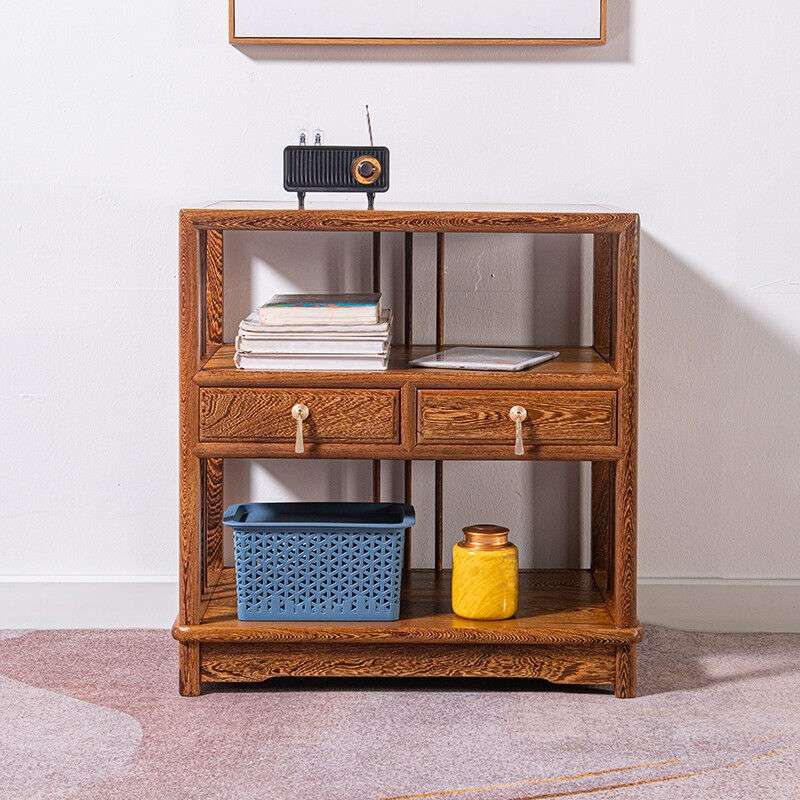 寻古红木家具非洲鸡翅木（学名：非洲崖豆木）茶水柜实木新中式餐