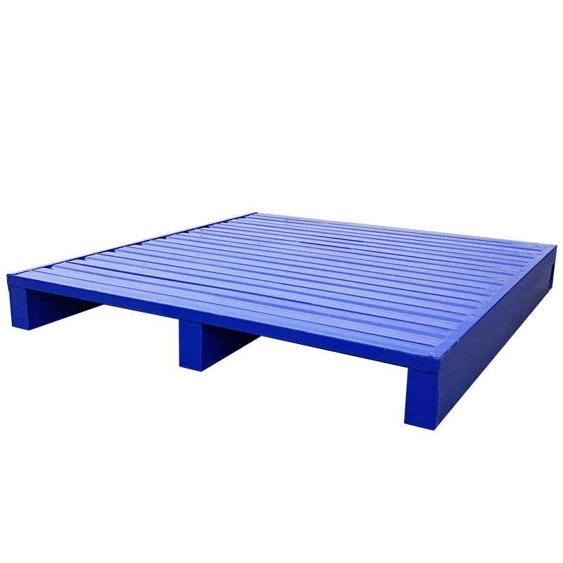 易存钢托盘川字L1300*D1200*H125承载2吨，每块带4个捆扎器4米