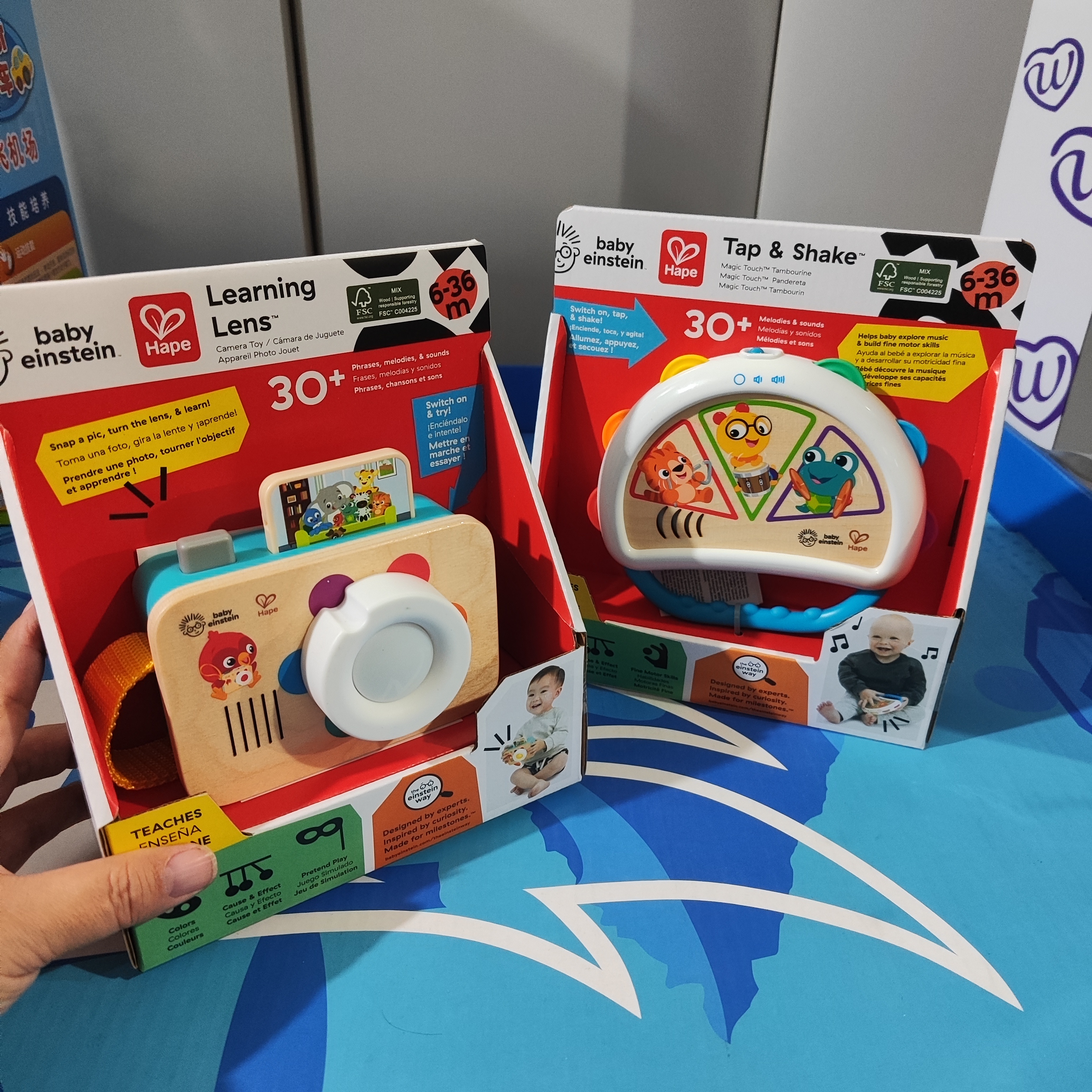 hape宝宝启蒙触感相机早教益智玩具1岁宝宝生日礼物