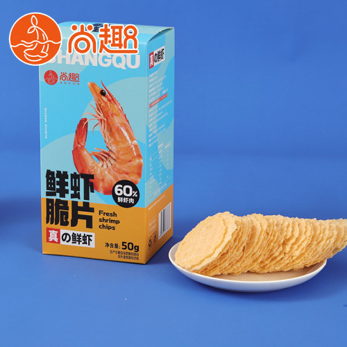 山东青岛特产鲜脆虾片50g伴手礼零食小吃