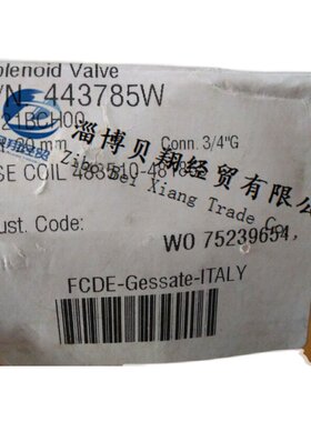 美国PARKER电磁阀两位两通电磁阀443785W 7321BCH00正品现货