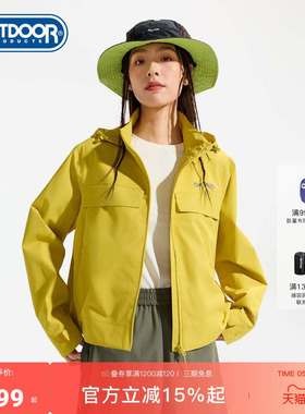 outdoor products 加州云雀2026新款冲锋衣女防泼透气轻量外套