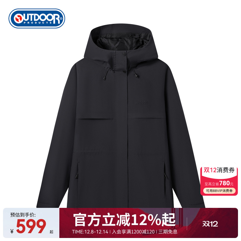 2025秋冬新款户外单层冲锋衣女