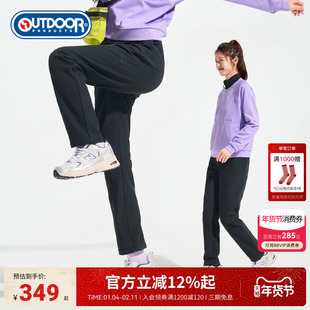outdoorproducts2025秋冬新款梭织加绒软壳长裤金丝绒女防泼水