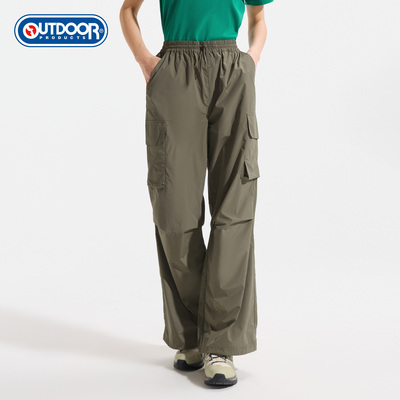 2026春夏新款户外梭织长裤女