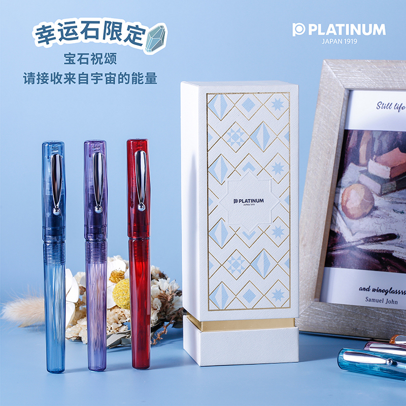 PLATINUM白金学生练字钢笔套装