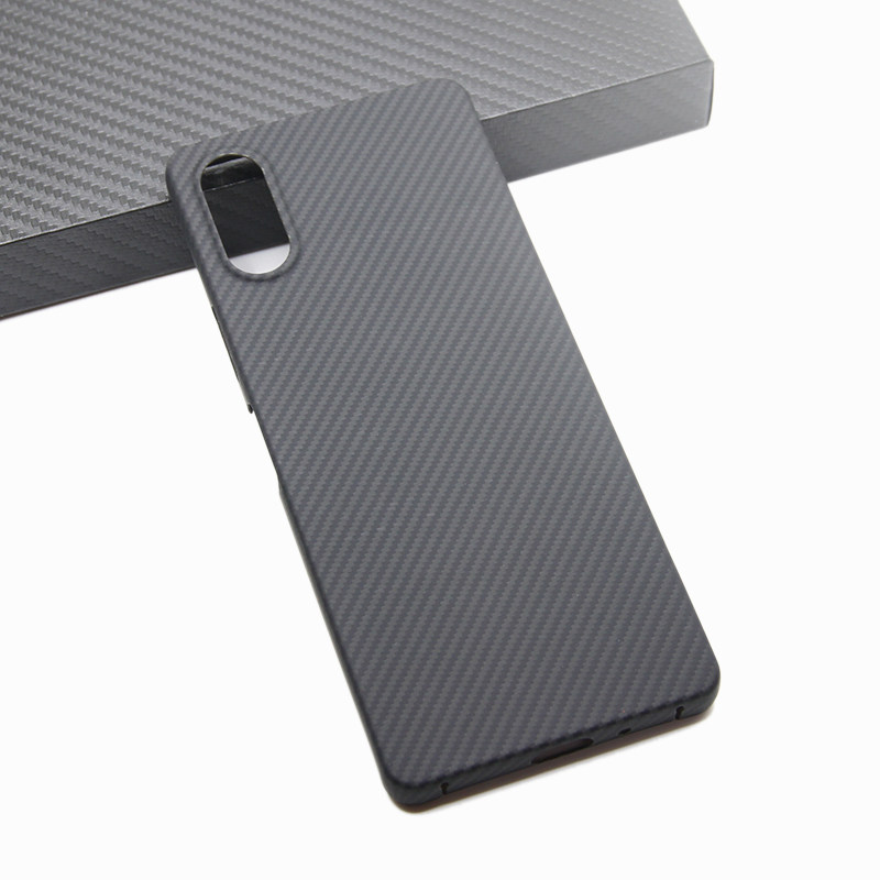 适用SONY索尼Xperia10VI 6代轻薄600D细纹凯夫拉碳纤维商务手机壳