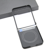 适用小米Mix Flip2超轻超薄凯夫拉碳纤维Magsafe磁吸折叠手机壳