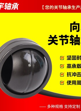 GEG200 220 240 260 280 300ES-2RS工程机械用自润滑向心关节轴承