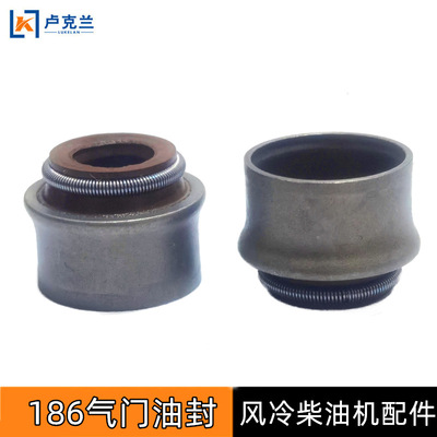 风冷柴油机配件173F 178F 188F 192F微耕机发电机186FA气门油封