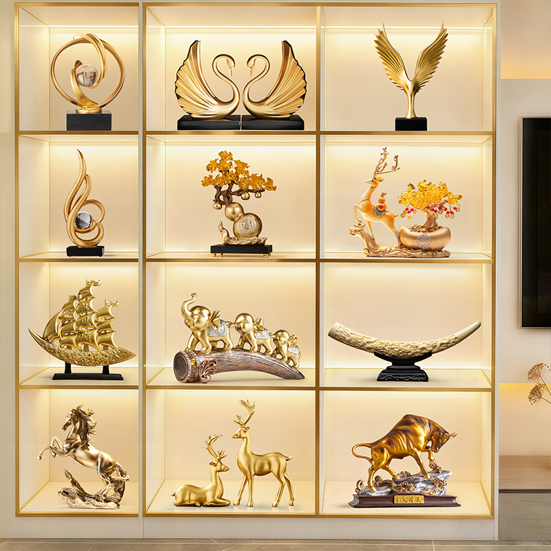 高档家居客厅酒柜摆件艺术工艺品