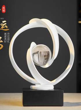 时来运转轻奢高档酒柜装饰摆件