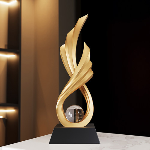 风生水起艺术摆件酒柜装饰品轻奢高级感客厅乔迁新居礼品高档大气