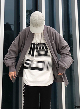 Senior Role2020新款夹克潮牌秋装青少年外套男百搭休闲潮流上衣