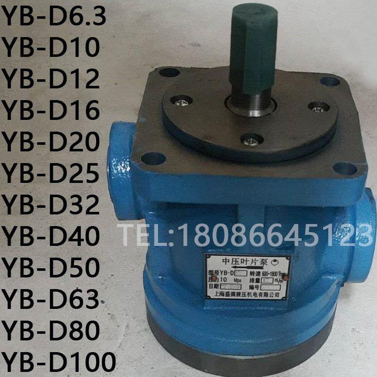 无锡市泰业叶片泵YBD63101216D20D25D3240506380100