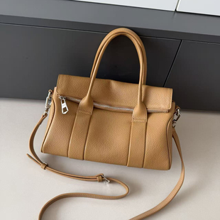 时尚 大气真皮女包通勤大容量牛皮斜挎手提包 2026跨境新款 包包女式