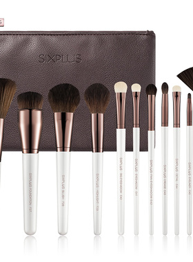 【专属】SIXPLUS/西朴西11支化妆刷套装眼影散粉腮红刷