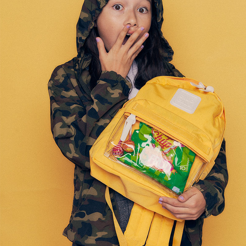 CILOCALA双肩包女透明果冻包痛包中学生大学生书包旅行出游背包