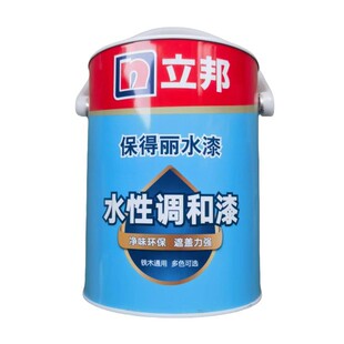 立邦水性漆木器金属防锈调和漆环保翻新室内外铁木暖气片漆门窗漆