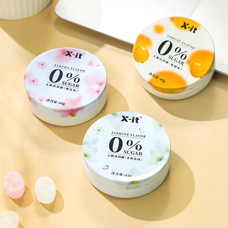 无糖润喉糖便携清润薄荷糖