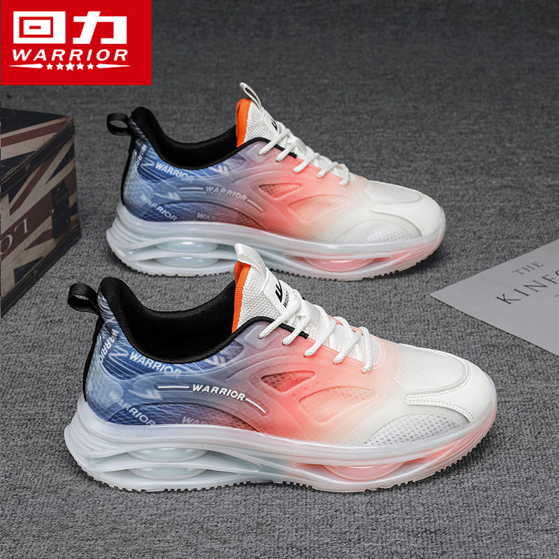 回力夏季运动鞋男款2024春季新款软底透气跑步鞋子休闲百搭鞋子潮