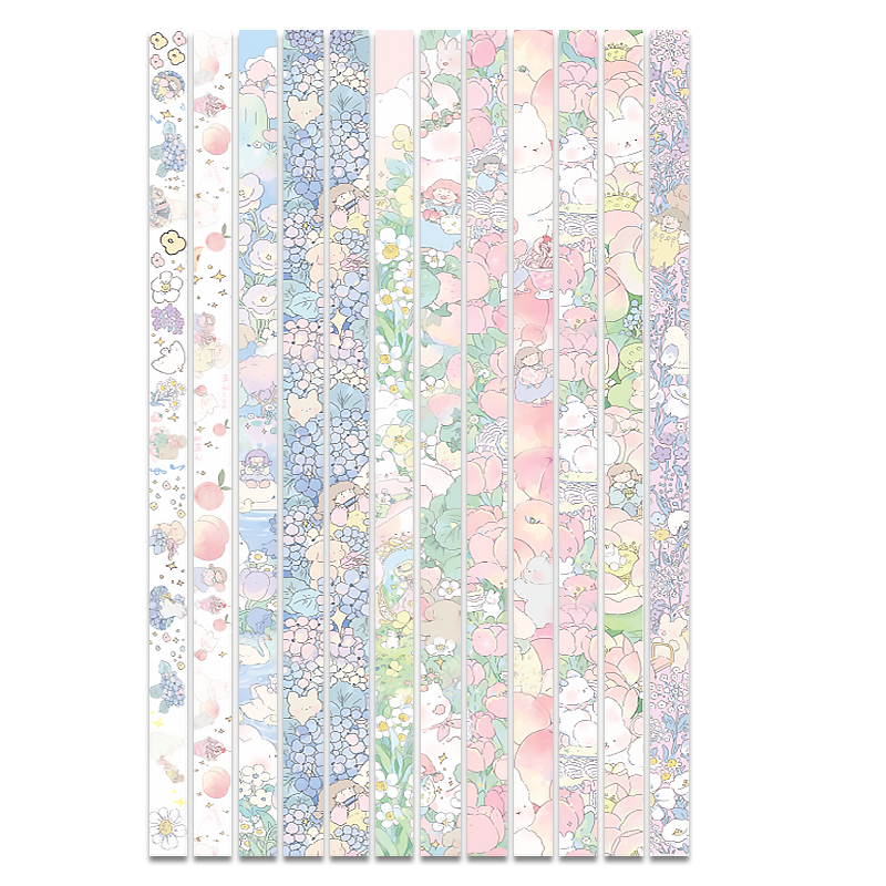 大角色星星条夏日小满可爱少女心双面双色印花幸运星材料盒装可爱风高颜值的儿童手工折星星的纸创意生日礼物