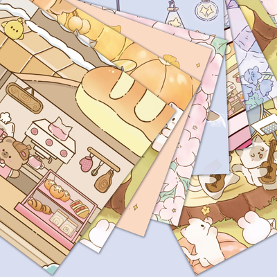 大角色创意精美儿童折纸