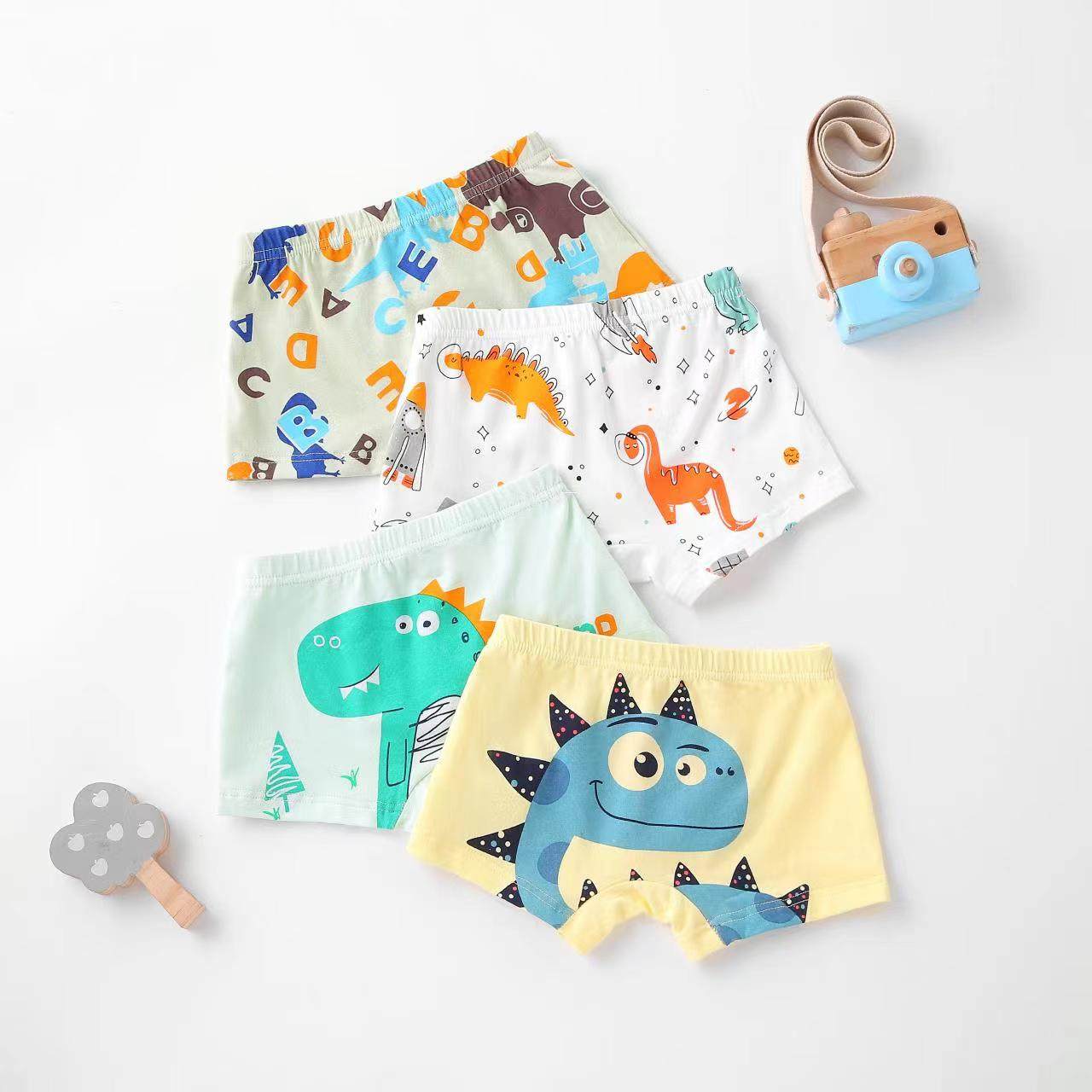 儿童内衣裤男童女宝内裤不夹pp2-3小男孩5全棉7-8小学生4岁纯棉