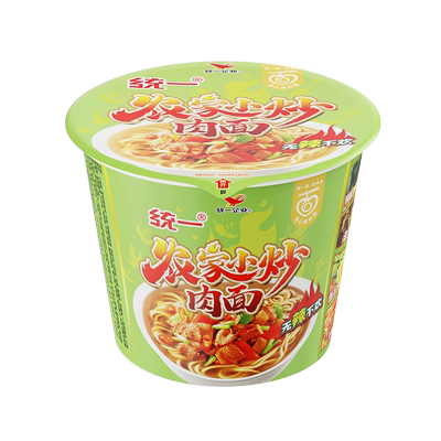 来一桶农家小炒肉面统一桶装夜宵