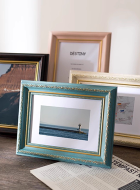 复古相框摆台高级感56六7挂墙8八10寸A4像框画框照片框架